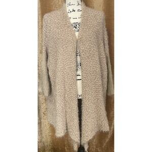 Women's Chunky Cardigan Sweater Cottagecore Cozy Boho Dolman Sleeve Knit OS